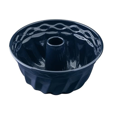 Dr. Oetker Guglhupf Backform Ø 22 cm Back-Liebe Emaille – Schnitt- & kratzfeste Gugelhupf Form mit Emaille – 22er Gugelhupfform in Dunkelblau im Sale